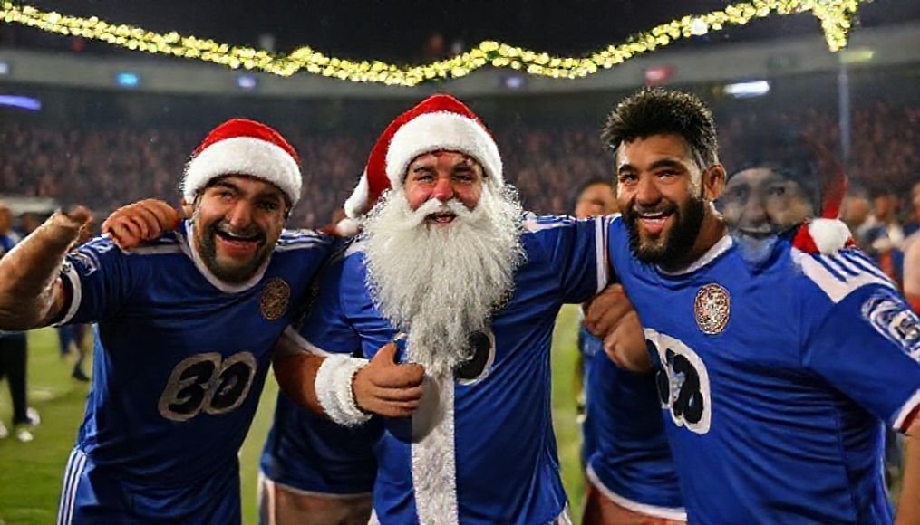 Boca celebra Navidad con jugadores: momentos especiales.