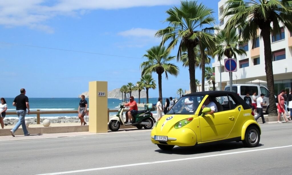 ZBE Palma prohíbe coches de turistas eléctricos, alemanes protestan