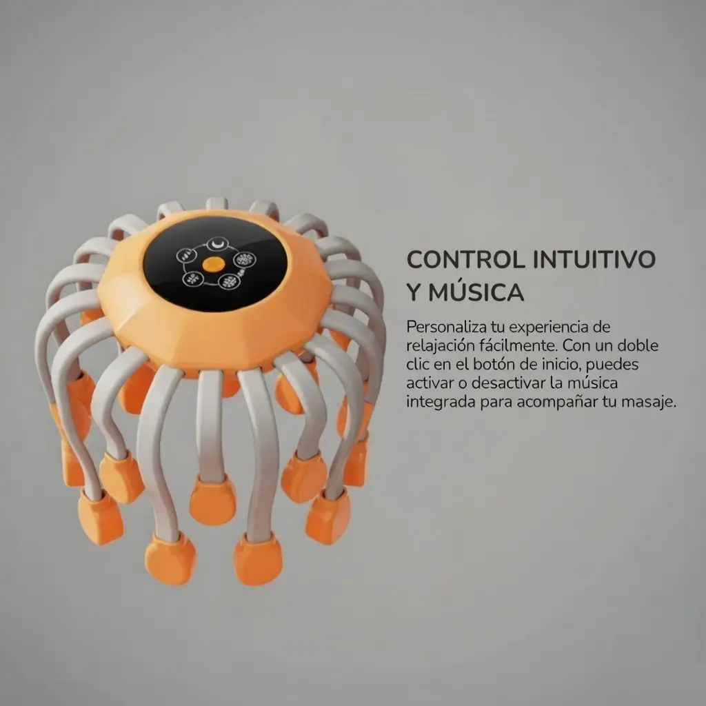 Masajeador Eléctrico de Cuero Cabelludo: Alivio del Estrés y Relax - Imagen 4