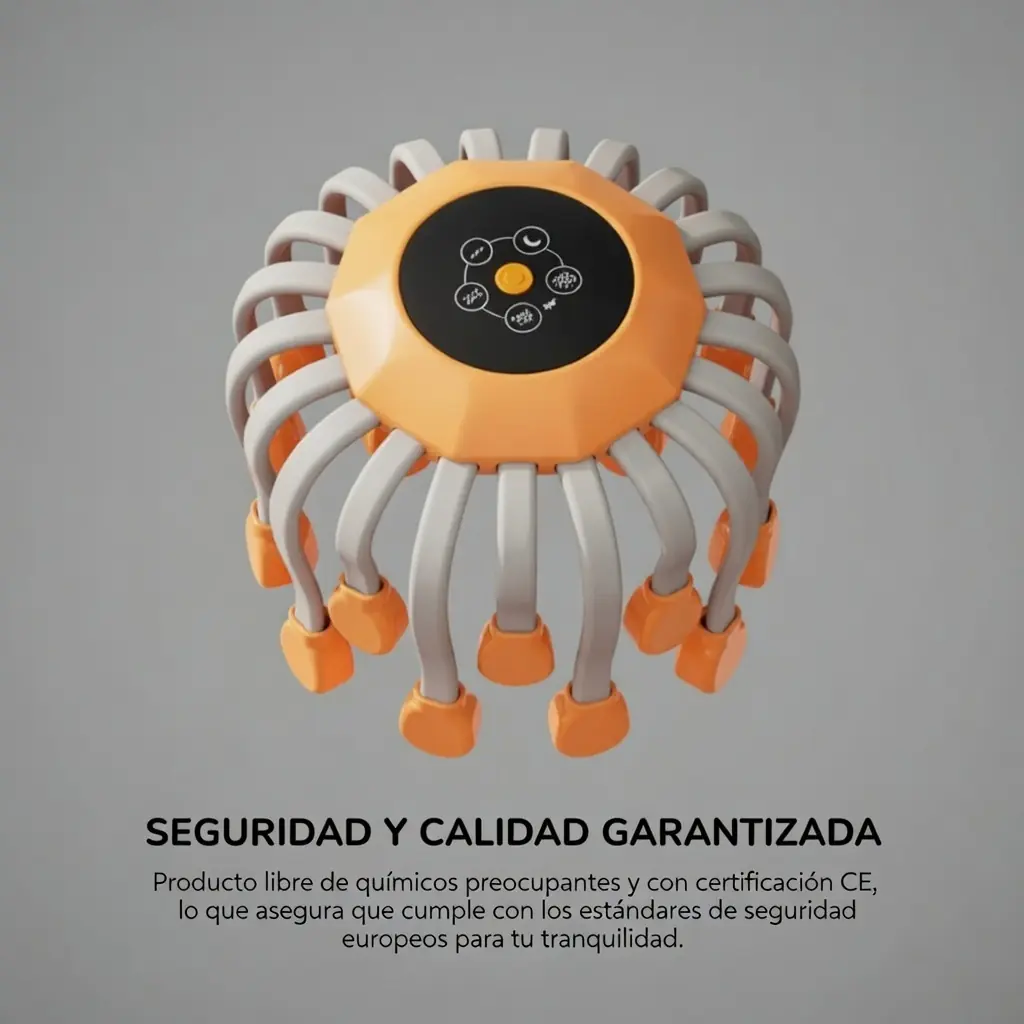 Masajeador Eléctrico de Cuero Cabelludo: Alivio del Estrés y Relax - Imagen 5
