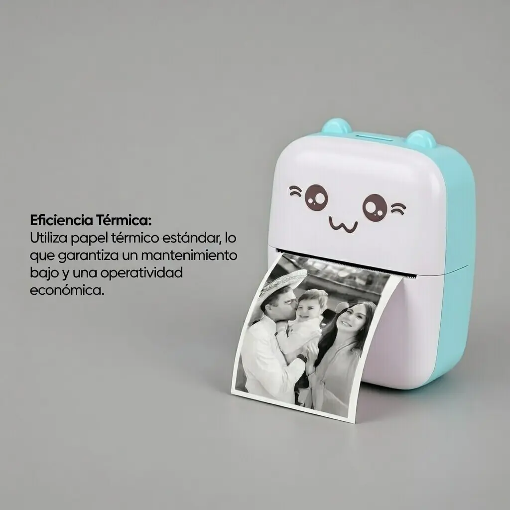 Mini Impresora Portátil Bluetooth: Fotos y Notas Sin Tinta - Imagen 4