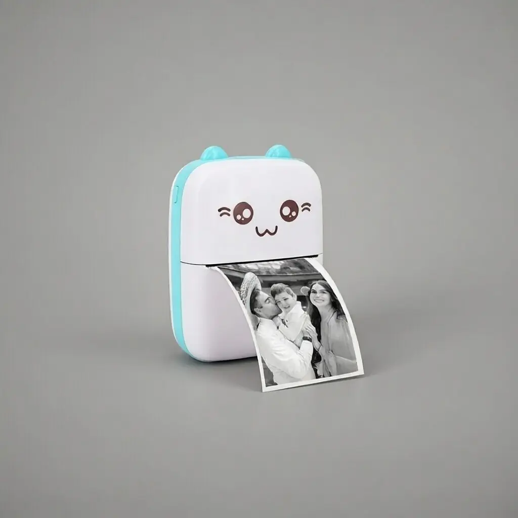 Mini Impresora Portátil Bluetooth: Fotos y Notas Sin Tinta