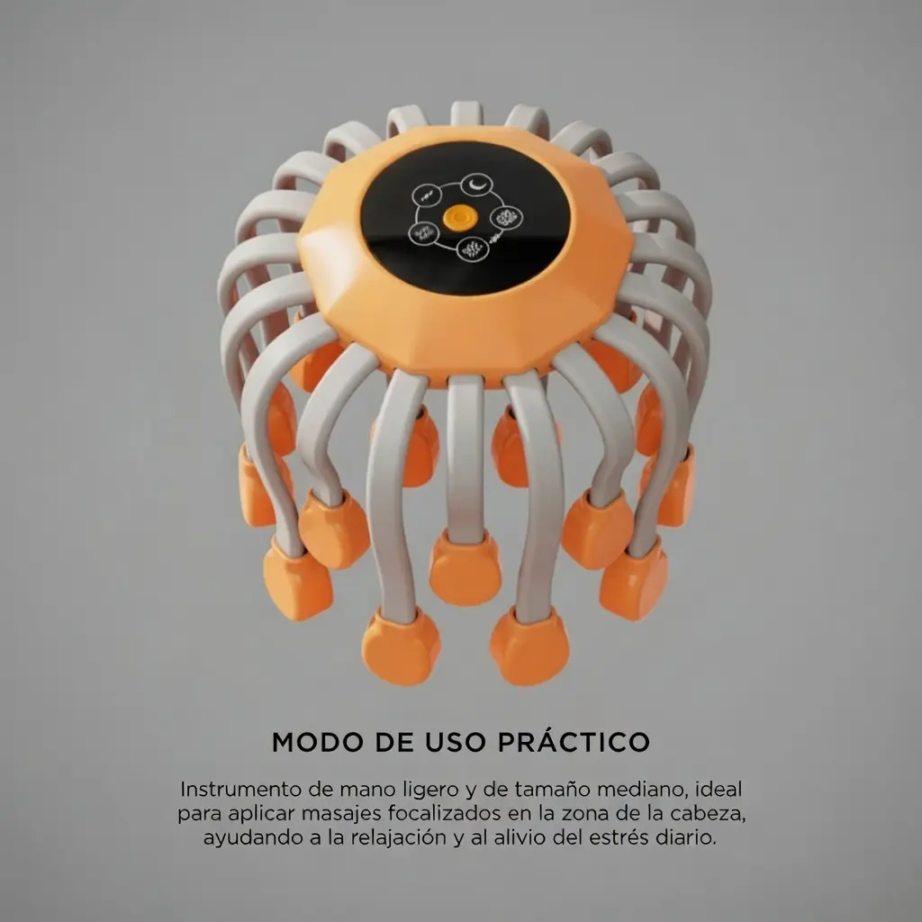 Masajeador Eléctrico de Cuero Cabelludo: Alivio del Estrés y Relax - Imagen 6