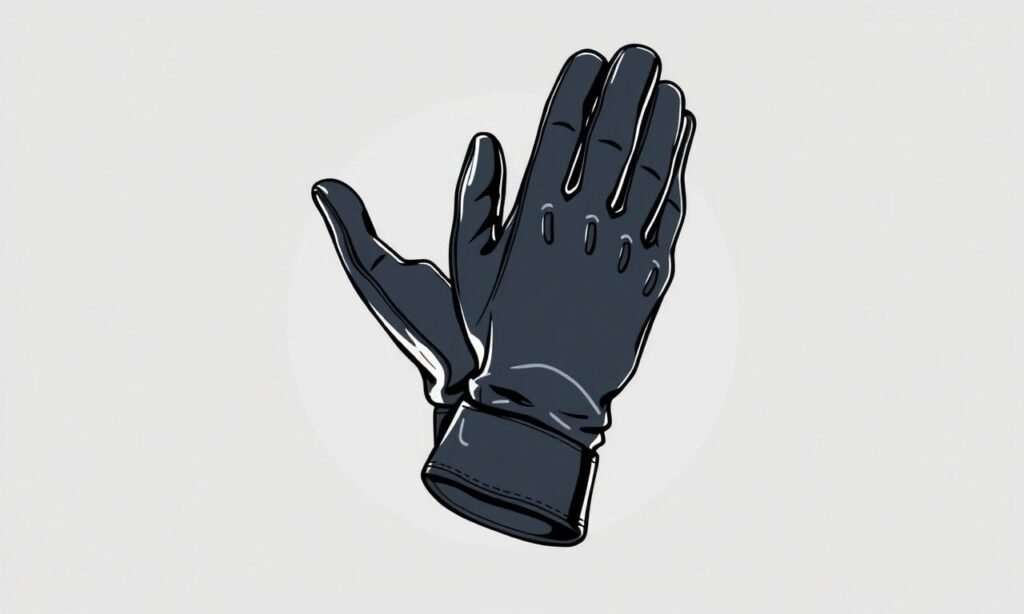 Guantes de nitrilo negro para máxima protección en trabajo industrial