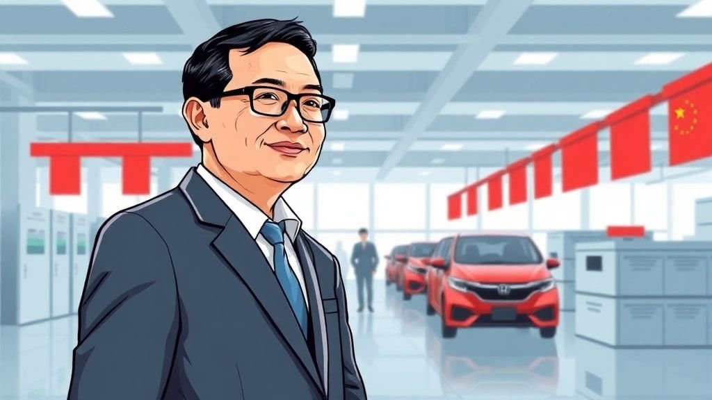 El director ejecutivo de Honda visita la fábrica en China