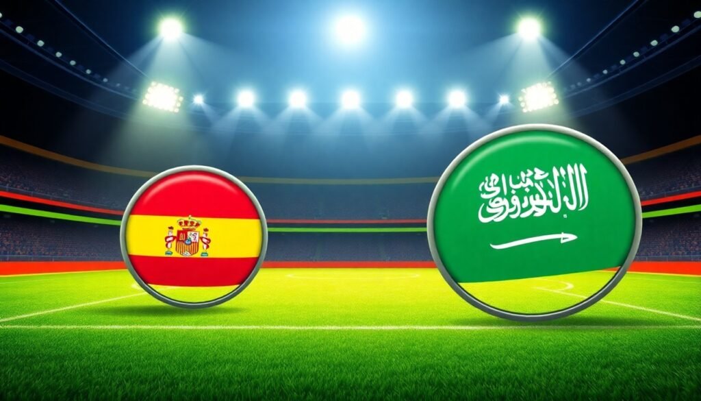 España vs Arabia Saudí: horario, canal y ver directo