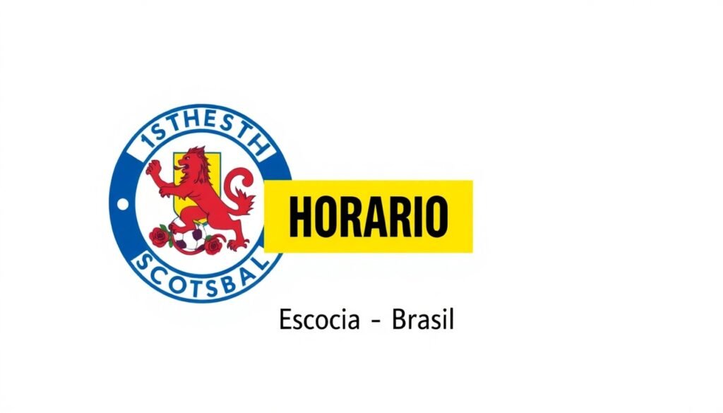 Escocia Brasil horario transmisión