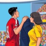 ver abrazo fútbol refleja admiración y valores