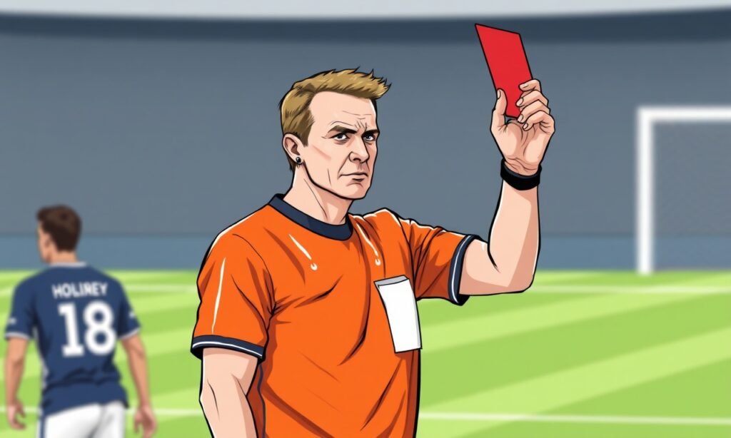 Ver al árbitro de Uruguay-España arbitrar el Inglaterra-Argentina hoy