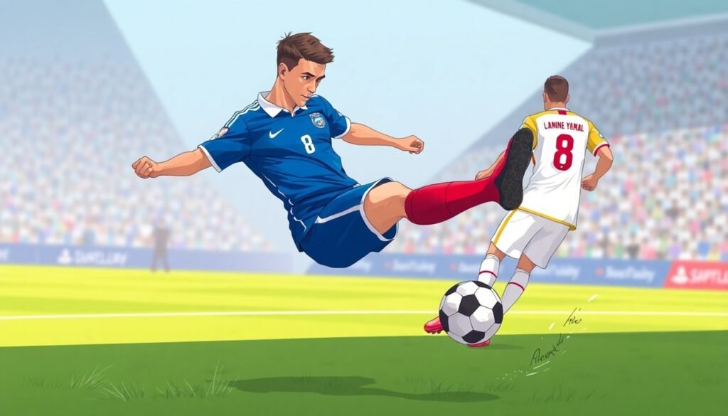 Digne se muestra decepcionado tras ver su penalti sobre Lamine
