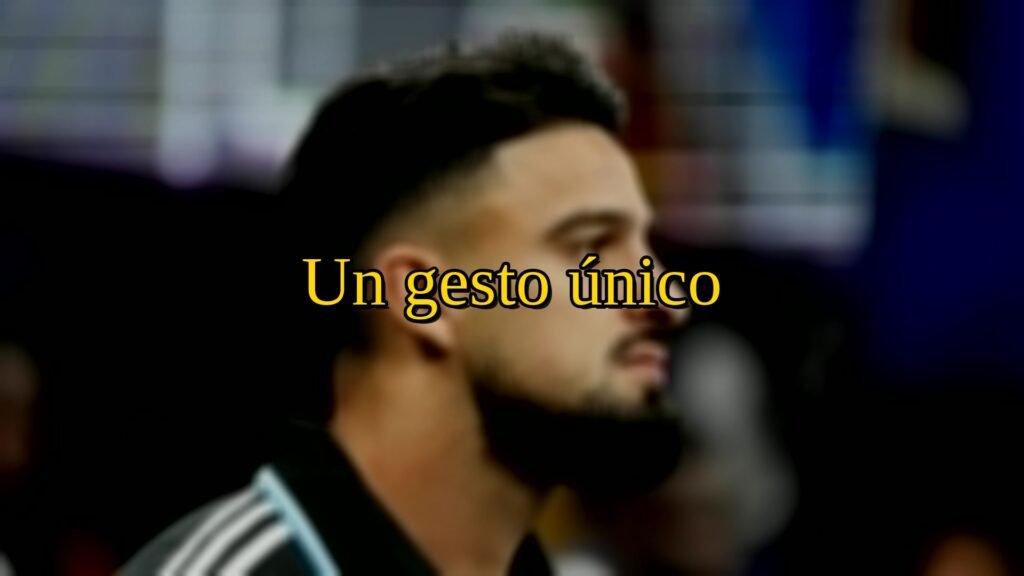 Jugador de Argentina, sobre la celebración del Mundial: Un gesto único