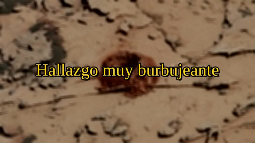 Reino Unido, sobre la superficie de Marte: Hallazgo muy burbujeante