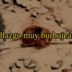 Reino Unido, sobre la superficie de Marte: Hallazgo muy burbujeante