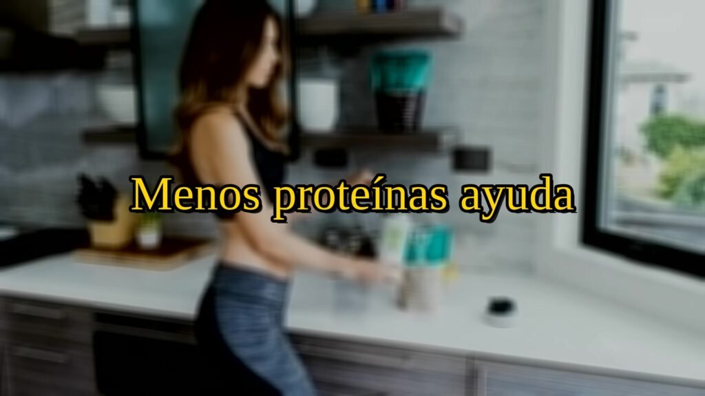 La dieta proteica, sobre la vida sedentaria: Menos proteínas ayuda