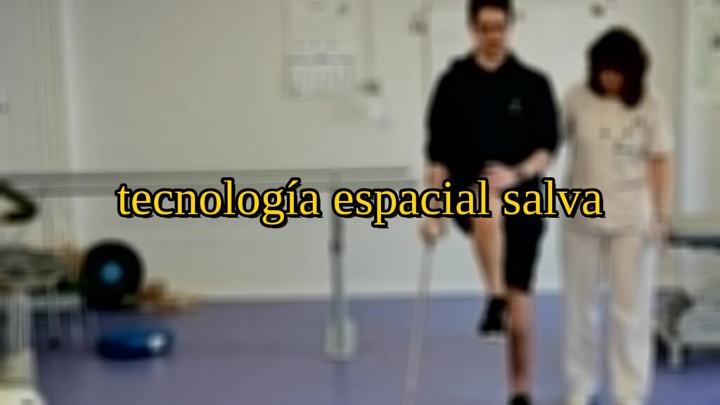 Pierre, sobre su pierna: tecnología espacial salva
