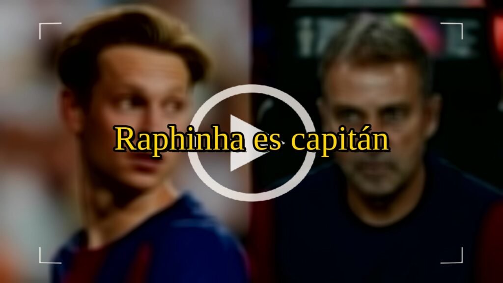 FC Barcelona, sobre el conflicto con De Jong: Raphinha es capitán