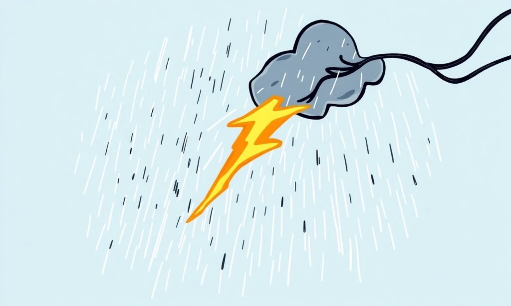 Protege tu pintura de la electricidad en la lluvia