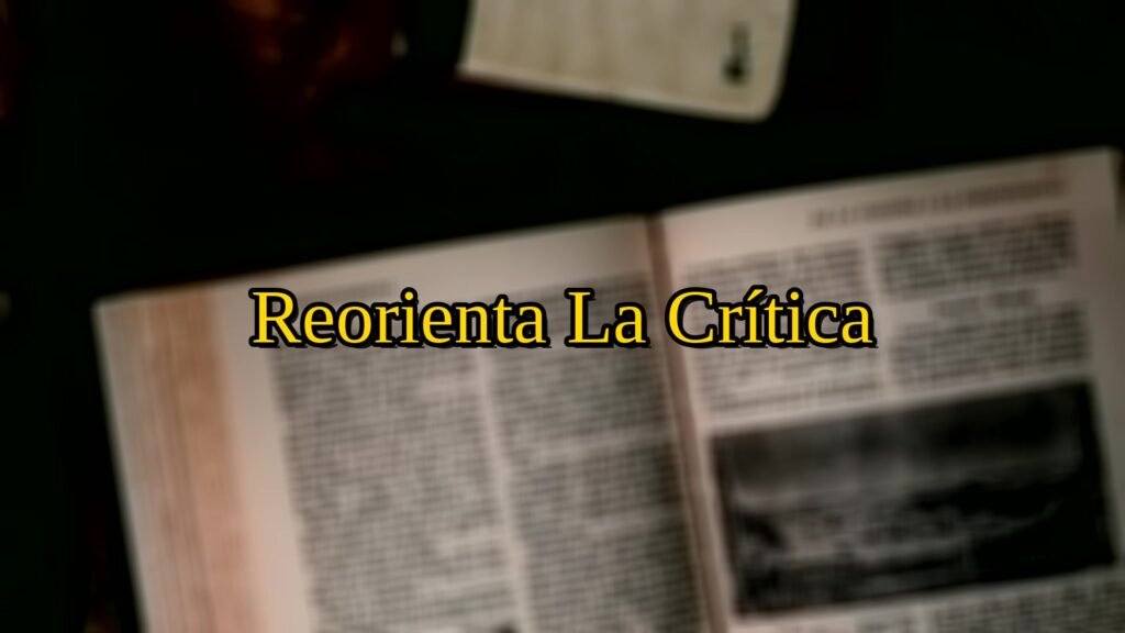 El Pensamiento Político, sobre su actualidad: Reorienta La Crítica