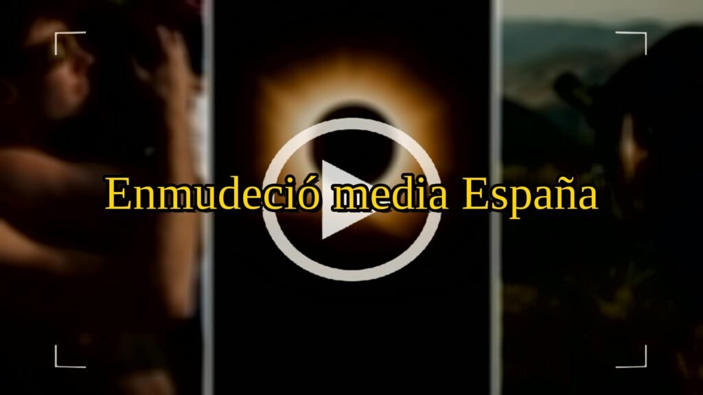 El eclipse histórico: Enmudeció media España