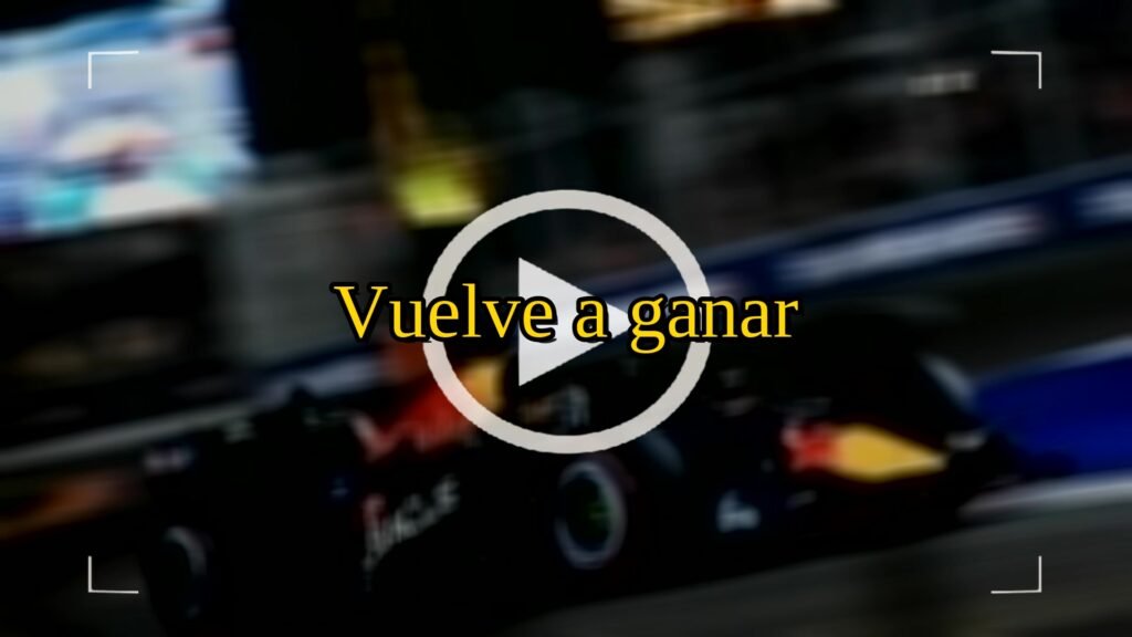 Verstappen, rompe la maldición: Vuelve a ganar