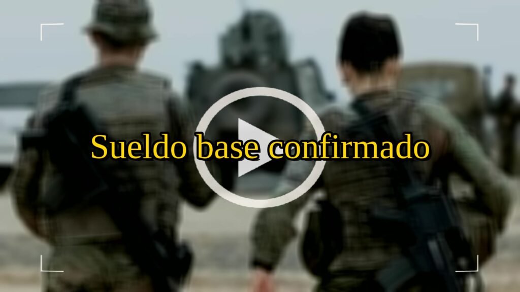 Sargento Ejército España 2026: Sueldo base confirmado